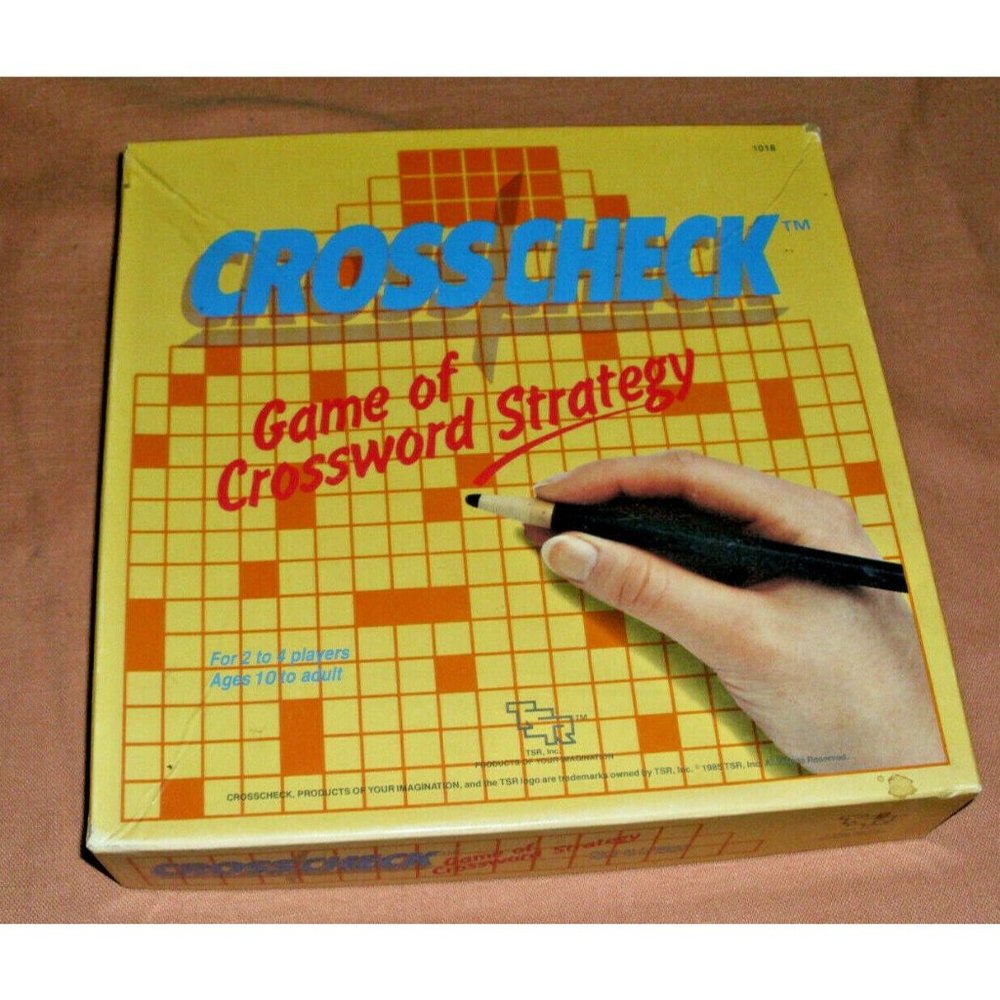 1985 TSR1018 - Cross Check, Game of Crossword Strategy - Complete